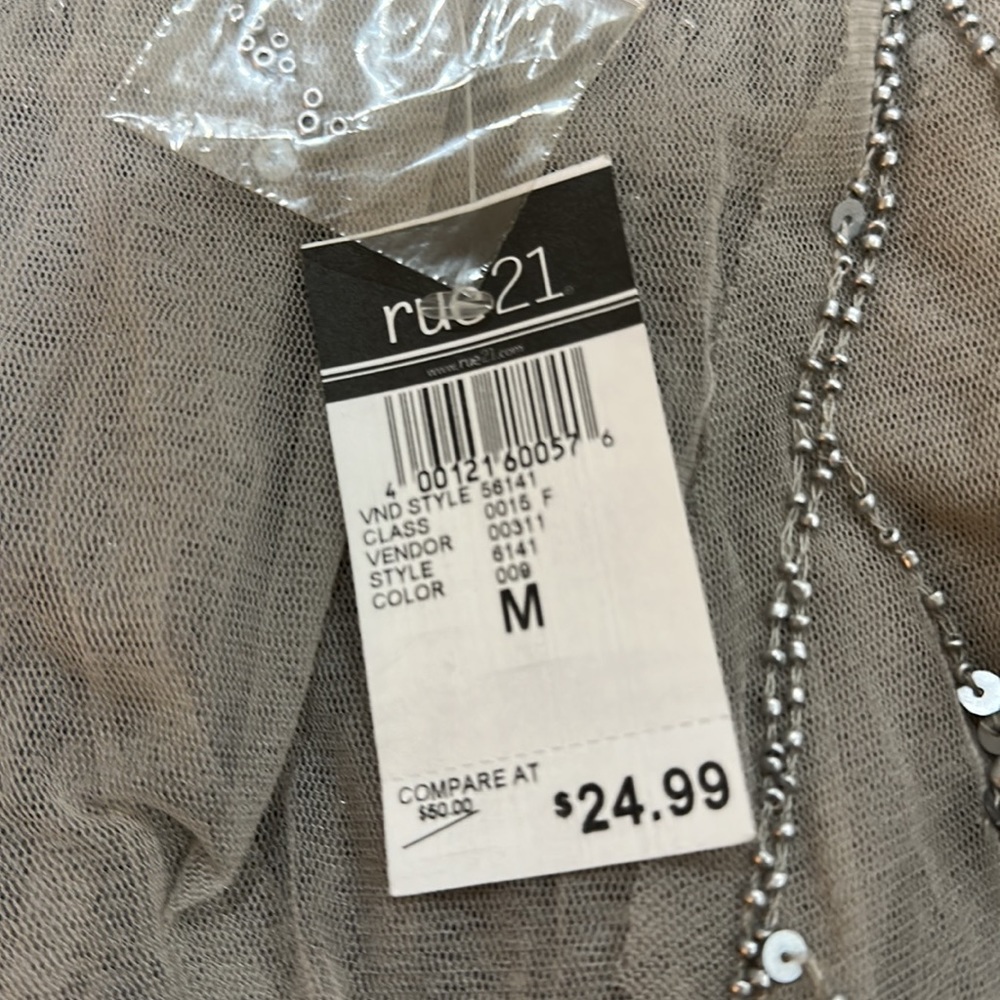 π Gray Sequined blouse π - Picture 7 of 11